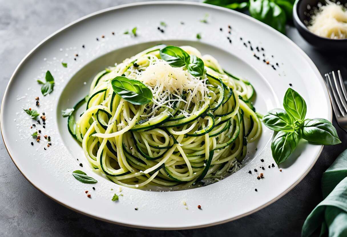 Spaghettis de courgettes : une recette saine et délicieuse